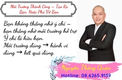 Môi trường thành công: bí mật của người làm việc hiệu quả